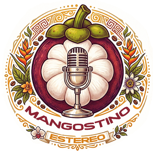 Mangostino Estereo Badge
